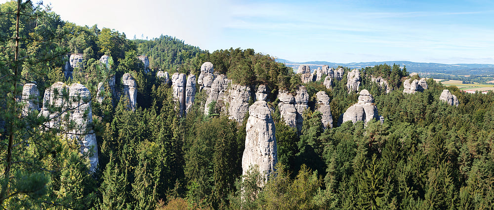 Bohemian Paradise is  a UNESCO geopark